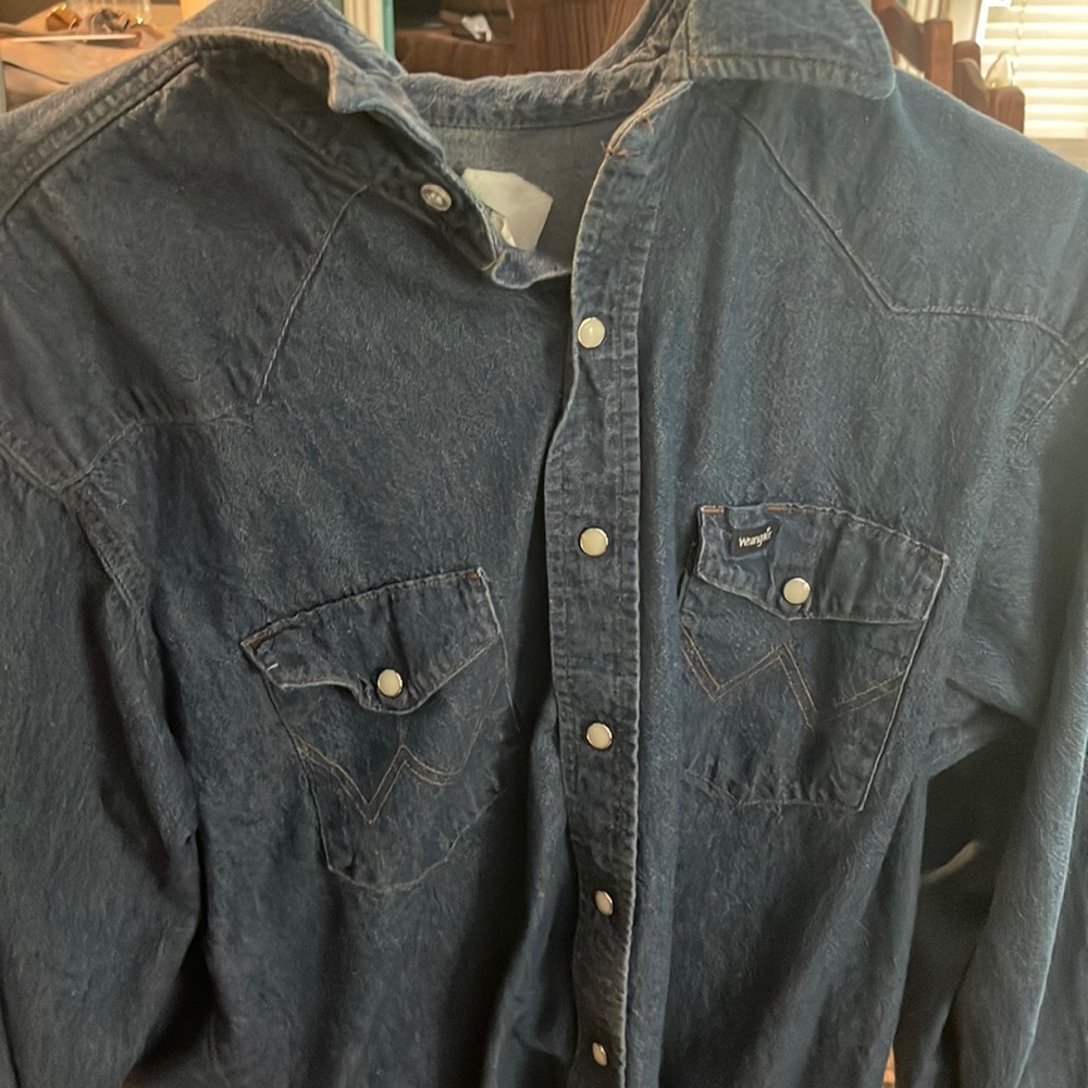 A wranglers denim jacket